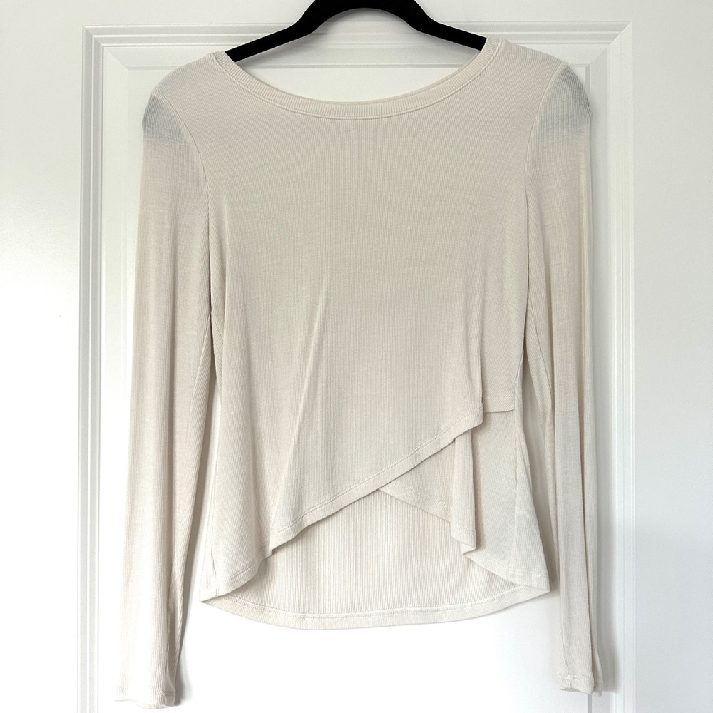 Gap Cream Off-White Long Sleeve Shirt Size XS NWOT